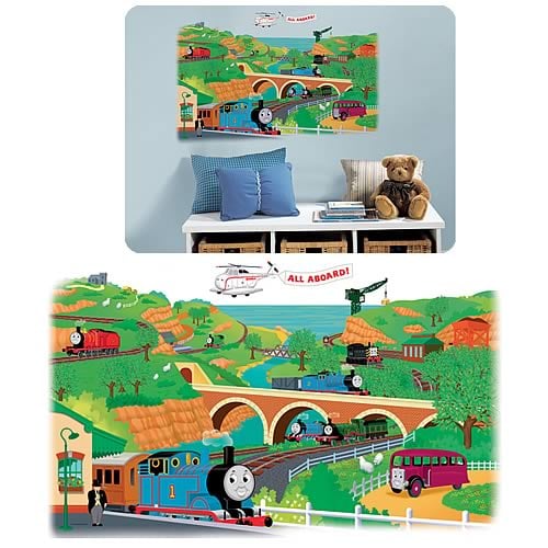 Thomas and Friends Peel and Stick Giant Mural
